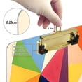 thumbnail image 6 of FORMRS Acrylic Clipboard with Low Profile Clip Standard A4 Letter Size, 12.5" x 9", Minimalist Triangles, 6 of 8