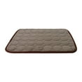 thumbnail image 2 of Djunllk Dog Mat - Ice Silk Cool Rugs for Summer, Breathable Self-Cool Pet Bed, Machine Washable Soft Cushion for Indoor Or Outdoor, Dog Bed for Sofa, Car Seat, Floor Couches,Brown-XS, 2 of 2