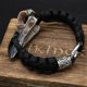 thumbnail image 2 of Odin Raven Skull Bracelet Mens Slavic Paracord Rope Bracelet Punk Biker Rock Party Accessories Nordic rune Jewelry, 2 of 5