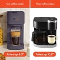 thumbnail image 6 of BELLA VersaBrew 2-in-1 Coffee Maker, K-Cup Compatible, Single Serve & 12-Cup Carafe Brewer, Iced Coffee Function, Plum, 6 of 8