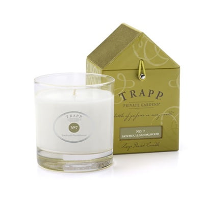 Trapp Candle Flowers - Trapp No. 7 Patchouli/Sandalwood - 7oz Large Poured Candle