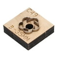 thumbnail image 3 of Troquelador de cuero C49 B, estilo de flor, alta nitidez, fácil corte, acero duradero, Base gruesa, troquel de corte de cuero, 3 of 5