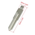 thumbnail image 2 of 10pcs Flip Remote Folding Key Blank Blade Replacement for Old Version for MG 3, 2 of 3