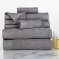 thumbnail image 6 of portsmouth home ribbed cotton 10-piece bath towel set, 6 of 8