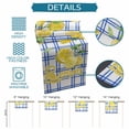 thumbnail image 6 of Summer Lemon Watercolor Table Runner 108 Inches, Geometric Blue Line Plaid Bed Runner Dresser Scarves Tabletop for Indoor Outdoor Parties/Ceremony/Banquet, 13"x 108", 6 of 9