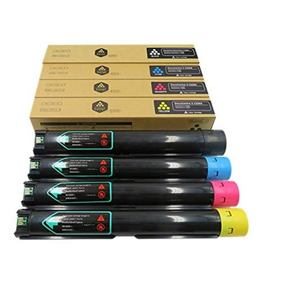 TONER PROS [Très Haut Rendement] TONER Remis à Neuf de Remplacement pour Imprimante Xerox Versalink C7020 C7025 C7030 (Lot de 4 Couleurs) Noir 23 600 Couleur 16 500 Page (106R03737, 106R03738, 106R03739, 106R03740)