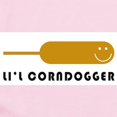 thumbnail image 2 of CafePress - LIL CORNDOGGER Body Suit - Baby Light Bodysuit, Size Newborn - 24 Months, 2 of 4