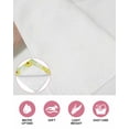 thumbnail image 6 of Farmhouse Daisy Kitchen Dish Towels for Drying Dishes Set of 4, Spring Watercolor Yellow White Floral Green Waffle Weave Microfiber Hand Tea Bathroom Towels Quick Dry & Absorbent Towel 12x12, 6 of 7
