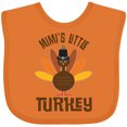 thumbnail image 3 of Inktastic Thanksgiving Mimi Little Turkey Boys or Girls Baby Bib, 3 of 4