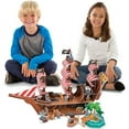 thumbnail image 2 of Melissa & Doug Pirate Ship 3-D Puzzle and Ship in One (100+ pcs, 21 x 16 x 5.25 inches, assembled), 2 of 10
