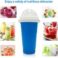 thumbnail image 2 of Slushie Maker Cup, Slushy Maker Quick Frozen Magic Smoothies Cup, Portable Squeeze Cup Slushy Maker, Cooling Cup Milk Shake Ice Cream Maker for Family DIY Homemade, 2 of 8