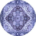 thumbnail image 1 of Ahgly Company Indoor Round Persian Blue Traditional Area Rugs, 7' Round, 1 of 4