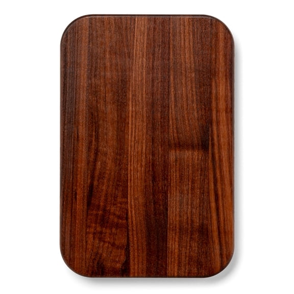 John Boos Walnut 4 Cooks Cutting Board for Kitchen Prep and Serving, 12" x 8" x 1" Thick