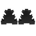 thumbnail image 1 of 2pcs Plastic Dumbbell Storage Racks Vertical Dumbbell Stands for Home (Black), 1 of 8