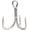 1#, variant on Saltwater Treble Hooks 4X Extra Strong- High Carbon Steel Corrosion Resistant Fishing Triple Hooks, Ultra Sharp Replacement Hooks for Large Game Striper, Tuna, Musky & Bass (Size 4#-4/0#)