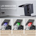 thumbnail image 2 of Grifo LED para lavabo de baño AVSIILE, acabado en bronce frotado con aceite, 2 of 9