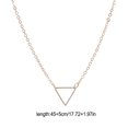 thumbnail image 2 of Sonducket Collares geométricos Cadenas de cuello encantadoras simples con cadena de cable Regalo de compromiso de las señoras Gargantilla de mujer hueca Ropa, zapatos y accesorios Miscelánea Oro Sonducket AP009732-01, 2 of 6
