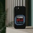 thumbnail image 4 of DistinctInk MagSafe Tough Case for Apple iPhone 13 (6.1" Screen) - Young Wild And Free - Slim Profile Design, 4 of 6