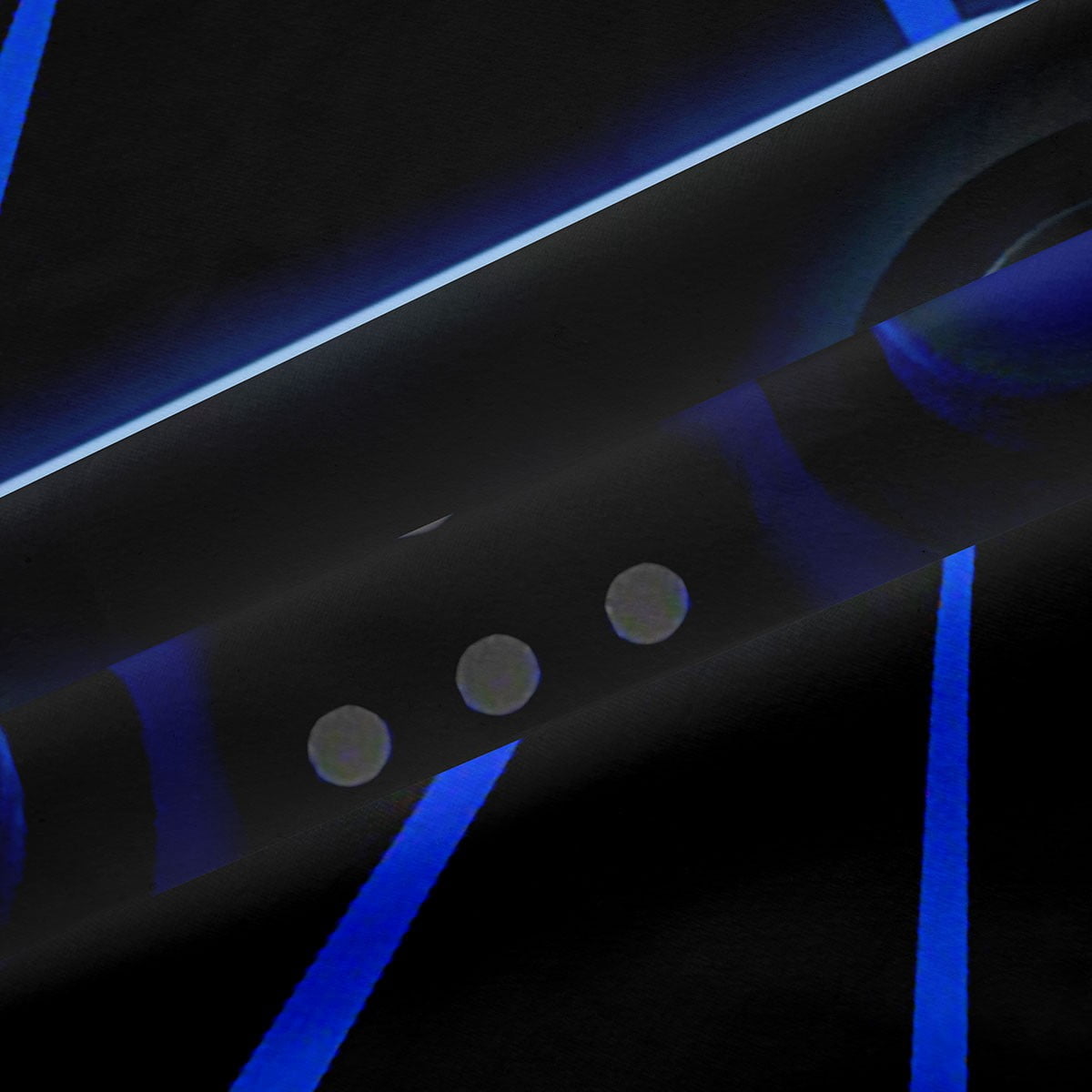 Gaming 30%-50% Blackout Curtains Video Game Gamer Console Curtains Black And Blue Gaming Curtains & Drapes, Gamer Gamepad Controller Window Curtains 38Wx45L