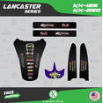 thumbnail image 4 of Kalair GFX Graphics Kit for Kawasaki KX125 (1999-2002) Lancaster Series, 4 of 5