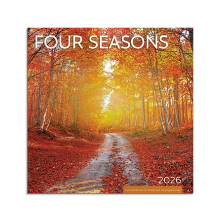 DaySpring Monthly Calendar (12"x12") Four Seasons 12 Month Jan 2026-Dec 2026