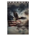 thumbnail image 4 of Eagle Clouds and American Flags Curtains Black Out 72 Inch Length Curtains for Sliding Glass Doors Bedroom Living Room 2 Pack, 4 of 6