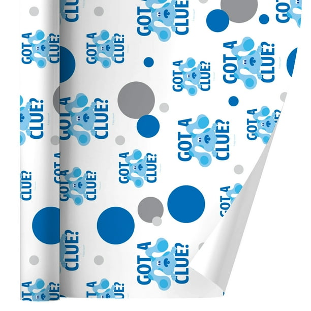 Blue's Clues Got a Clue Gift Wrap Wrapping Paper Roll
