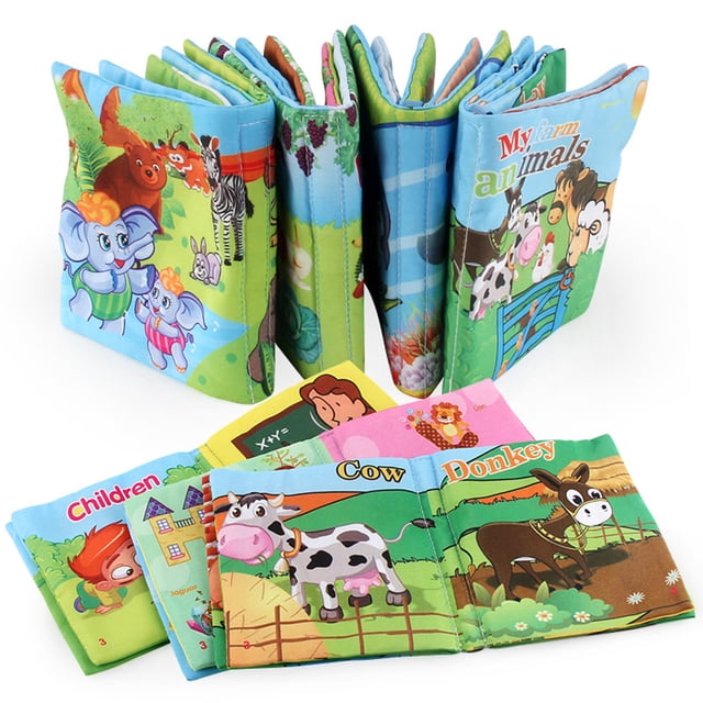 Gwong Juguete Bebé niños verduras letras de animales cognición temprano de tela educativa de juguete Gwong 21020306