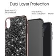 thumbnail image 2 of Kaleidio Case For Apple iPhone XS Max (6.5") [Diamond Armor] 2-Piece Dual Layer [Shockproof] Crystal Hybrid Impact Cover w/ Overbrawn Prying Tool [Black/Black], 2 of 7