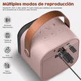 thumbnail image 2 of Micrófonos Máquina De Karaoke Altavoz Bluetooth Con Bocina Con 2 Micrófonos Inalámbricos, 2 of 7