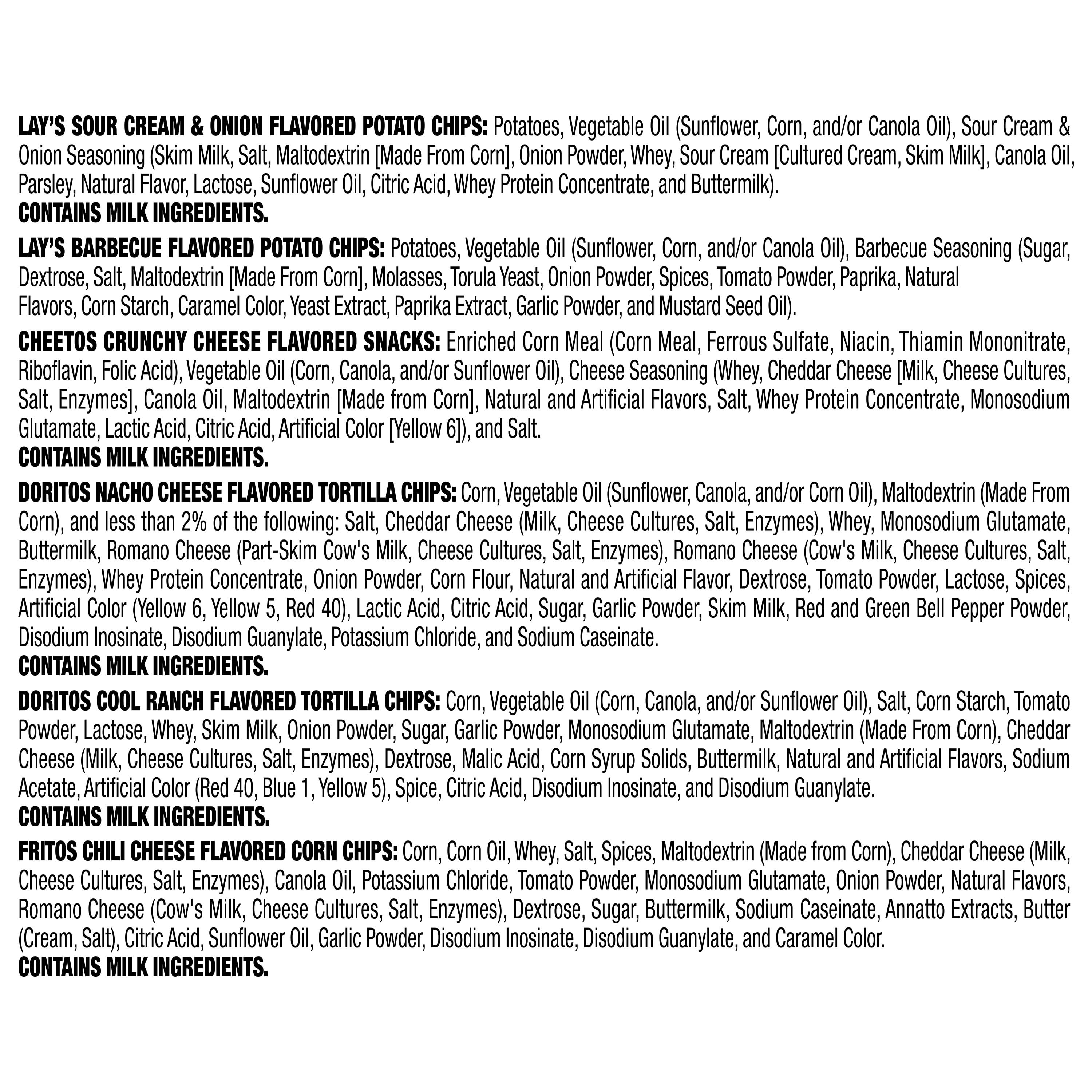 Frito-Lay Flavor Mix Variety Pack, 18 Count