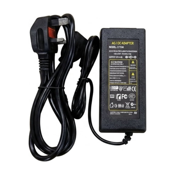 12V 6A Power Supply Adapter Converter (AC to DC) for LED Products/Strip Lights, with UK Plug (Type G)
