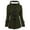 Army Green, variant on Jacenvly Winter Jackets for Women Comfortable Warm Fleece Womens Coats Solid Hooded Button Pocket Mid-Length Dresses for Women Loose Fashion Womens Long Sleeve Tops