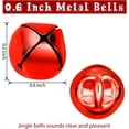 thumbnail image 3 of 120pcs Small Jingle Bells, NOGIS 0.6 Inch Red Small Craft Bells Bulk, Christmas Bells for Crafts with Loud Sound for Christmas Party Decorations, DIY Crafts, 3 of 7
