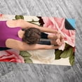 thumbnail image 5 of Rose Yoga Towel with Storage Bag, 72.8"x26.8", Suitable for Yoga, Pilates, Fitness, etc. - Yoga Blanket, Yoga Mat Towel., 5 of 6