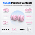thumbnail image 2 of MERACH Adjustable Soft Dumbbell Set, Kettlebells and Barbell Weight Set for Home Gym, 45lbs, 2 of 8