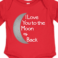 thumbnail image 4 of Inktastic I Love You to the Moon & Back. Boys or Girls Long Sleeve Baby Bodysuit, 4 of 5