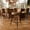 Brown, variant on iooHug PU Leather Counter Height Bar Stools Set of 4, 26" Swivel Bar Chairs with Backrest, Metal Frame & Soft Cushion for Kitchen Island, White