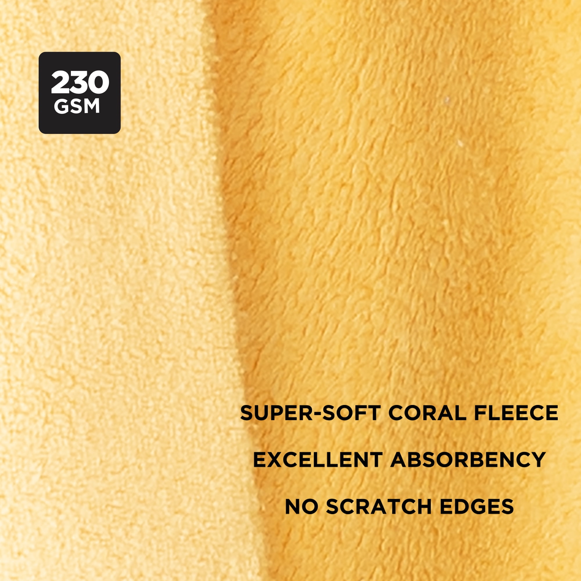 Auto Drive Tear Away Car Wash Coral Fleece Microfiber Detailing Towels, 50 Count Roll