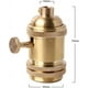 thumbnail image 2 of Base de lámpara con interruptor, soporte de enchufe de cobre y latón Vintage para bombilla de estilo Retro Edison E27, 2 of 5