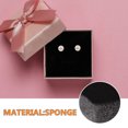thumbnail image 4 of 20pcs Jewelry Box Sponge Insert Ring Box Inserts Display Jewelry Organizer Insert（4.2x4.2CM）, 4 of 9