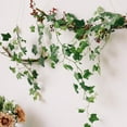 thumbnail image 3 of OUSITAID Pack of 24PCS Simulation GrapeLeaf Rattan Artificial Hanging Plant Fake Vine-L (20 Leaves), 3 of 9