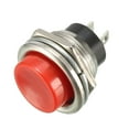thumbnail image 3 of Unique Bargains 16mm Mounting Hole Red Momentary Push Button Switch SPST NO 20pcs, 3 of 4
