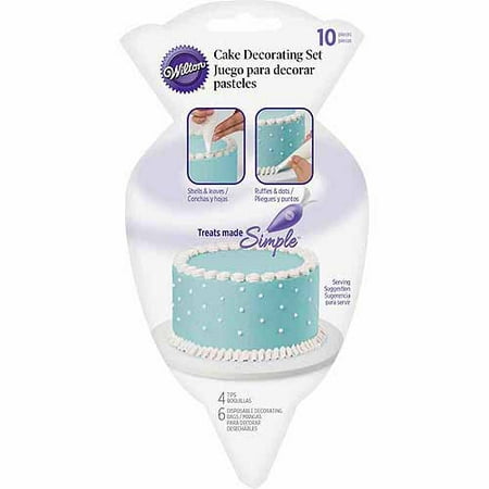 Wilton 10-Piece Cake Decorating Set - Walmart.com