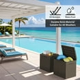 thumbnail image 2 of Devoko 2PCS 32 Gallon Outdoor Resin Deck Box with Seat, 2 of 8