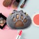 thumbnail image 4 of Bolsa de cosméticos con forma de pata de gato de artículos de tocador de felpa creativas con cordón para regalo de cumpleaños JShteea Para Estrenar, 4 of 7