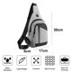 thumbnail image 2 of Hukapapa Sling Bag Mochila pequeña para mujeres y hombres Mochila ligera con una correa Viaje Senderismo Pecho Baggrey, 2 of 6
