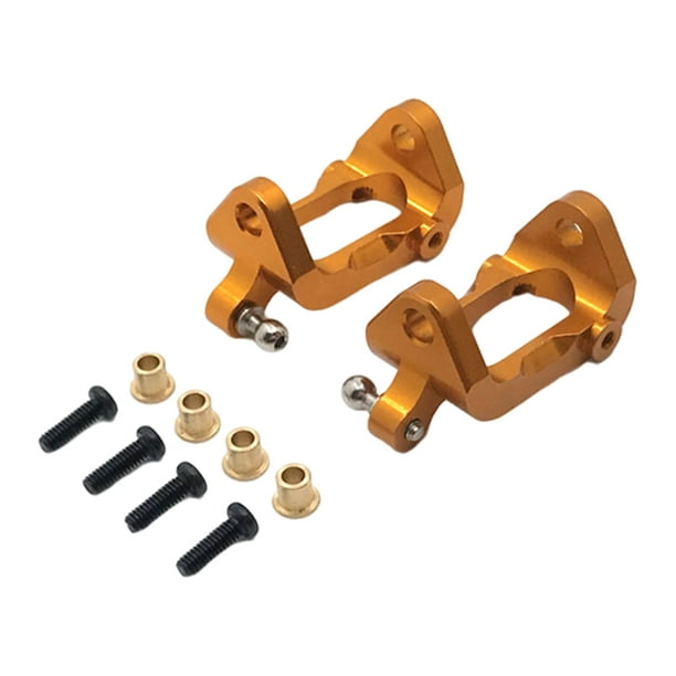 2 soportes de cubo en C de metal 1:18 para Wltoys A949 A979, modelos de coche y camión. Oro