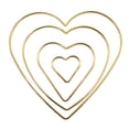 thumbnail image 2 of 4 Piezas Aros Marco Alambre Corona Suministros Telón de Fondo , amor Macarena corona floral aro, 2 of 8