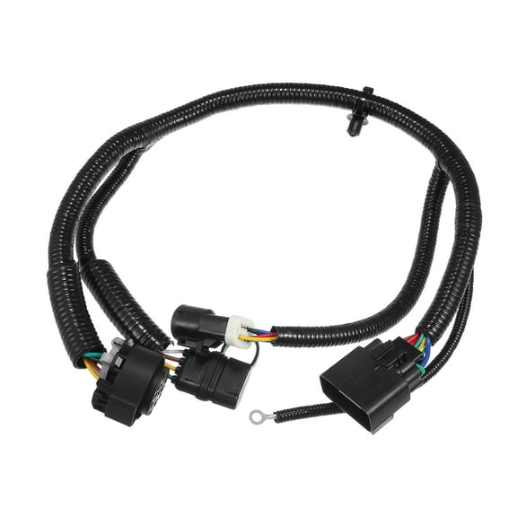 Unique Bargains 1 Set Trailer Towing Wiring Harness Compatible Kit for Ford F-150 2005-2008 Durable Plastic Metal Black